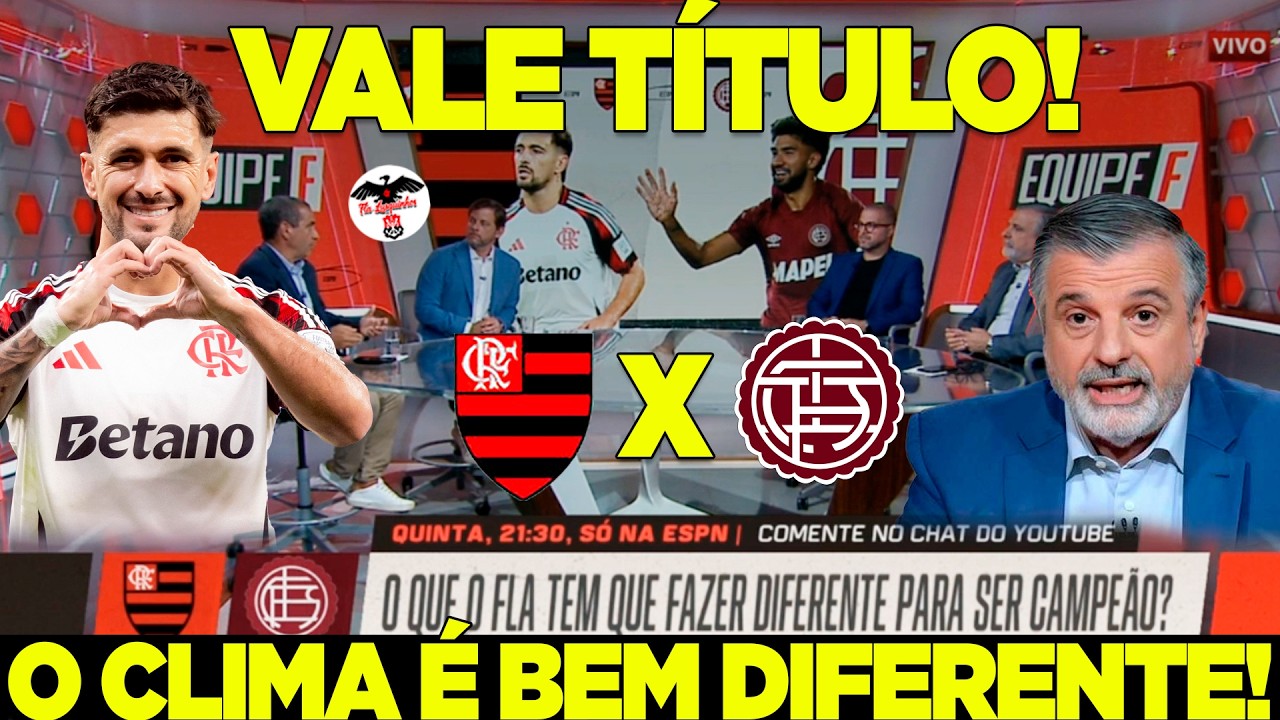 CLIMA DE DECISÃO! FLAMENGO X LANÚS FINAL DA RECOPA! MARACANÃ LOTADO! QUEM VAI JOGAR? VALE TÍTULO
