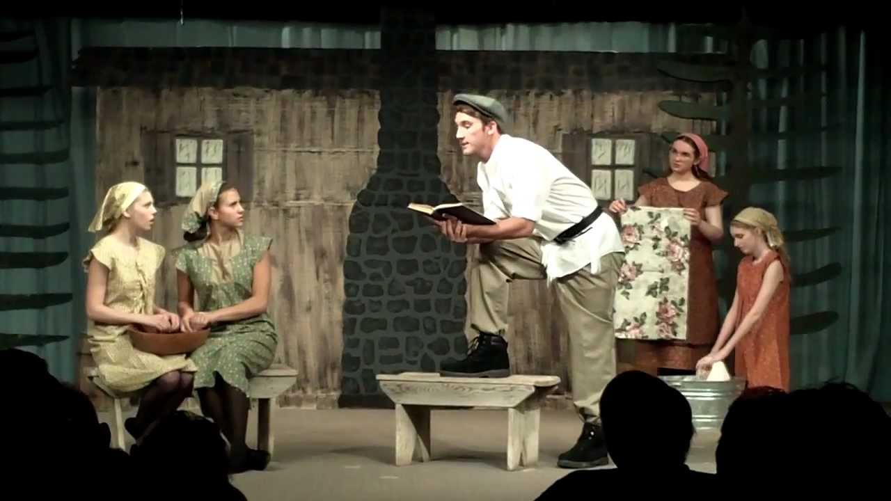 FIDDLER . Perchik gives a lesson & argues/dances with Hodel CCT 2012 utoobjane