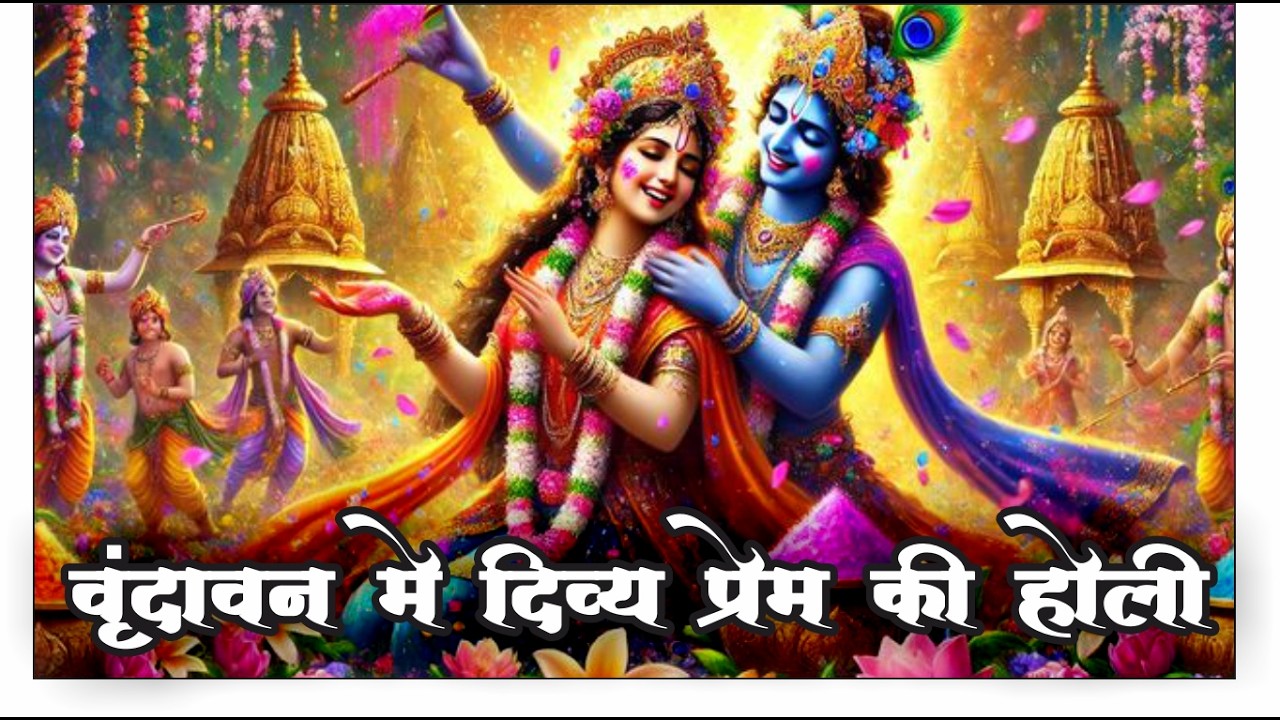 वृंदावन मे दिव्य प्रेम की होली । new holi song | radha krishna ki holi | 2026 new holi bhajan