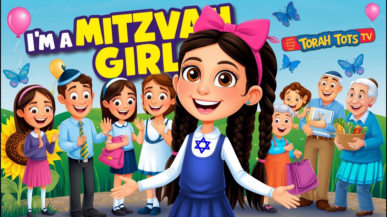 I'm A Mitzvah Girl Song | Fun and Educational for Kids | Torah Tots TV