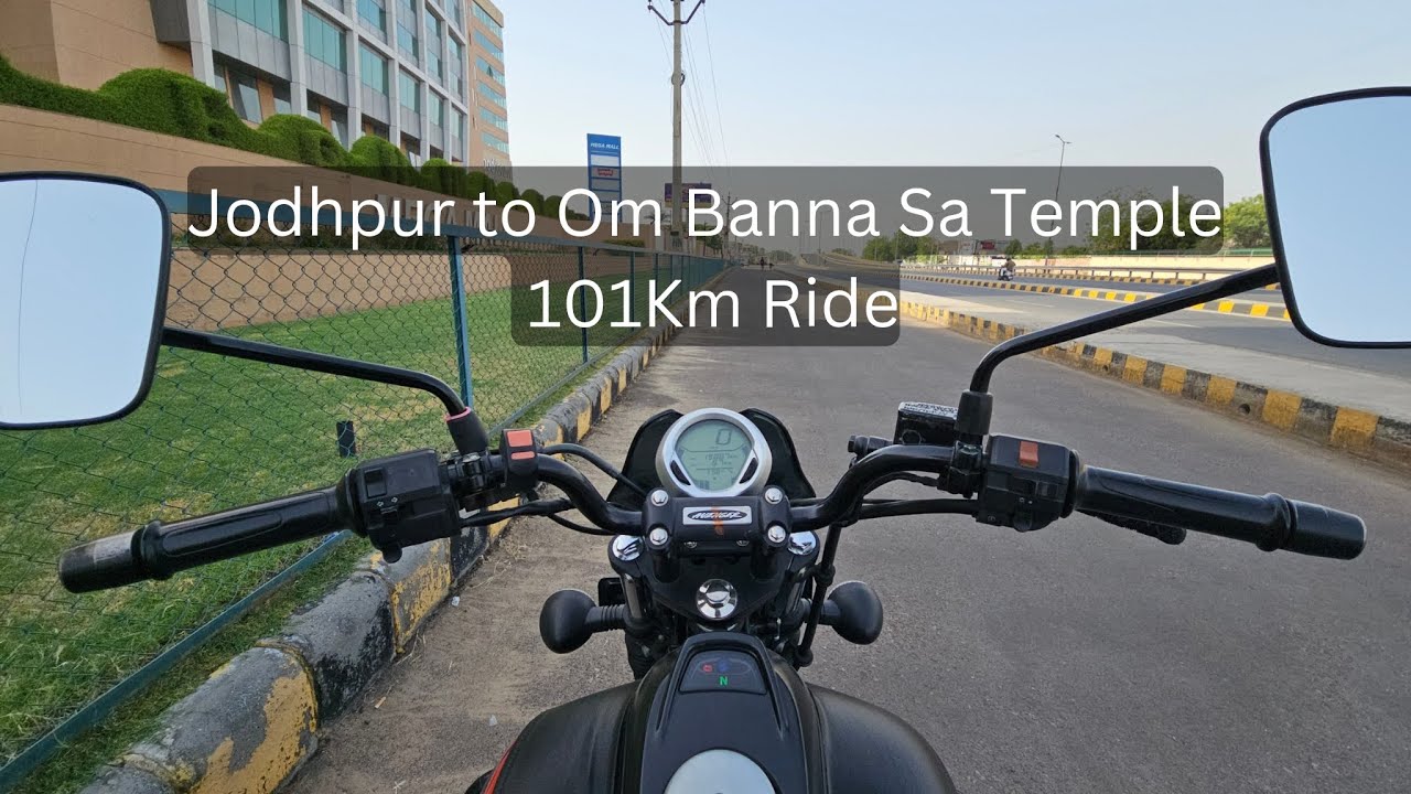 Morning ride on Bajaj Avenger 220 Street | Jodhpur to Om Banna Sa Temple | 101 Km Ride.