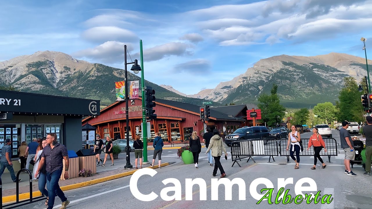 Downtown Canmore, Alberta | Mountain Town in the Rockies | Travel Vlog