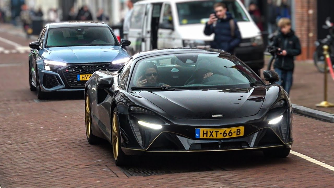 Sportscars in Amsterdam! - (GTC4 Lusso, Artura, 991 GT3, RS7 C8, Urus, RS3, M3 G80, AMG GT)