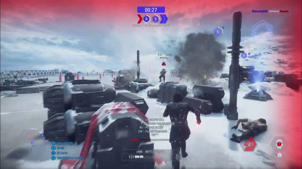 Kylo Ren clears the base | Star Wars Battlefront II