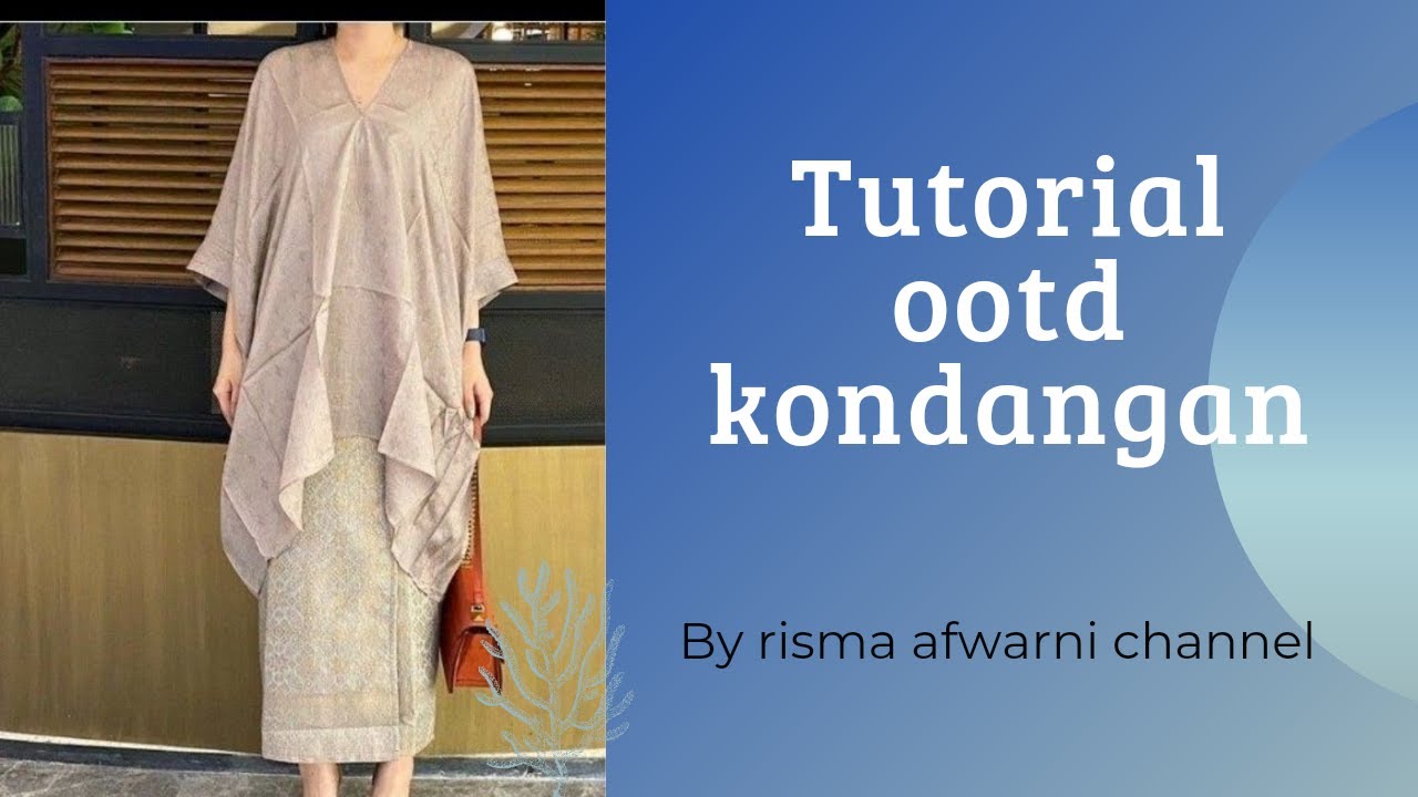 tutorial ootd kondangan kaftan  kebaya#kaftan #kebayamodern  #kondangan #tunikpolos #tutorial