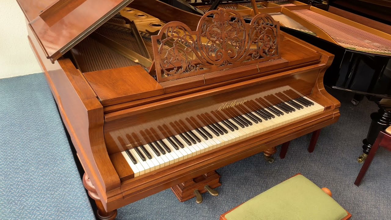 Blüthner grand piano 190cm c1892 cf. Feurich 179, Yamaha C7, Bechstein 200cm.