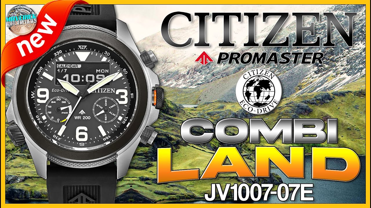 This Brand New Citizen Was Worth The 6 Month Wait! | Citizen Promaster Combination Land JV1007-07E