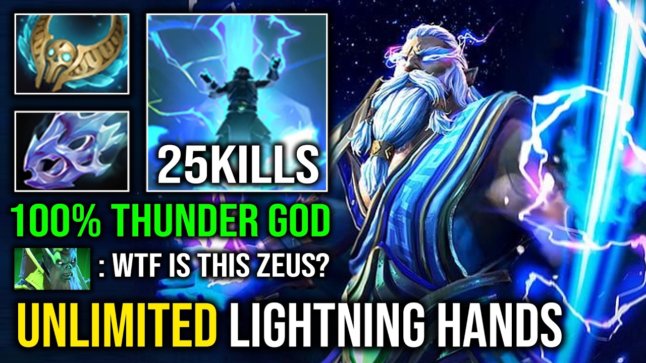 100% OVERPOWER RIGHT CLICK Unlimited Lightning Hands Max Speed Revenant Moon Shard Zeus Dota 2