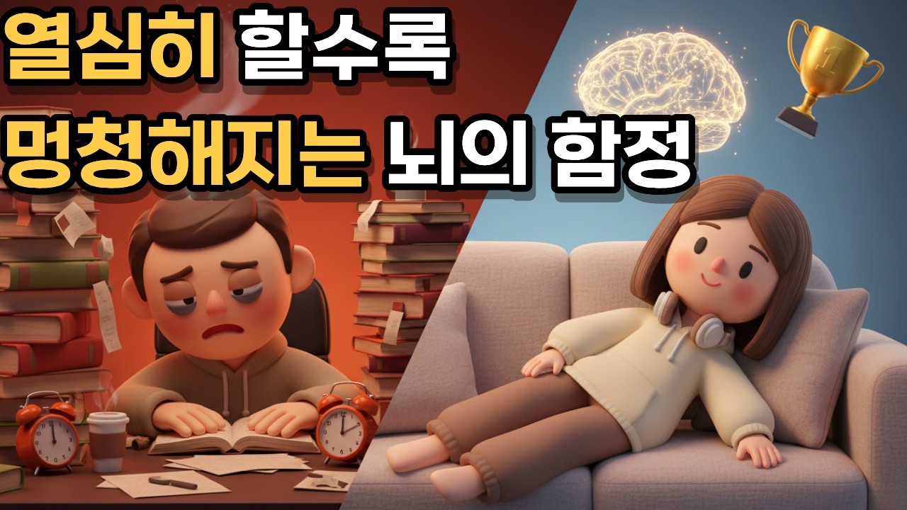 똑똑한 사람은 절대로 '열심히' 살지 않습니다
