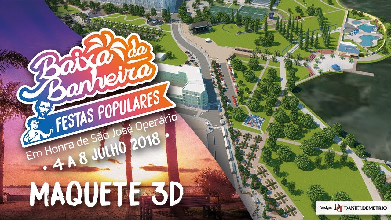 Festas Populares Baixa da Banheira - Maquete 3D