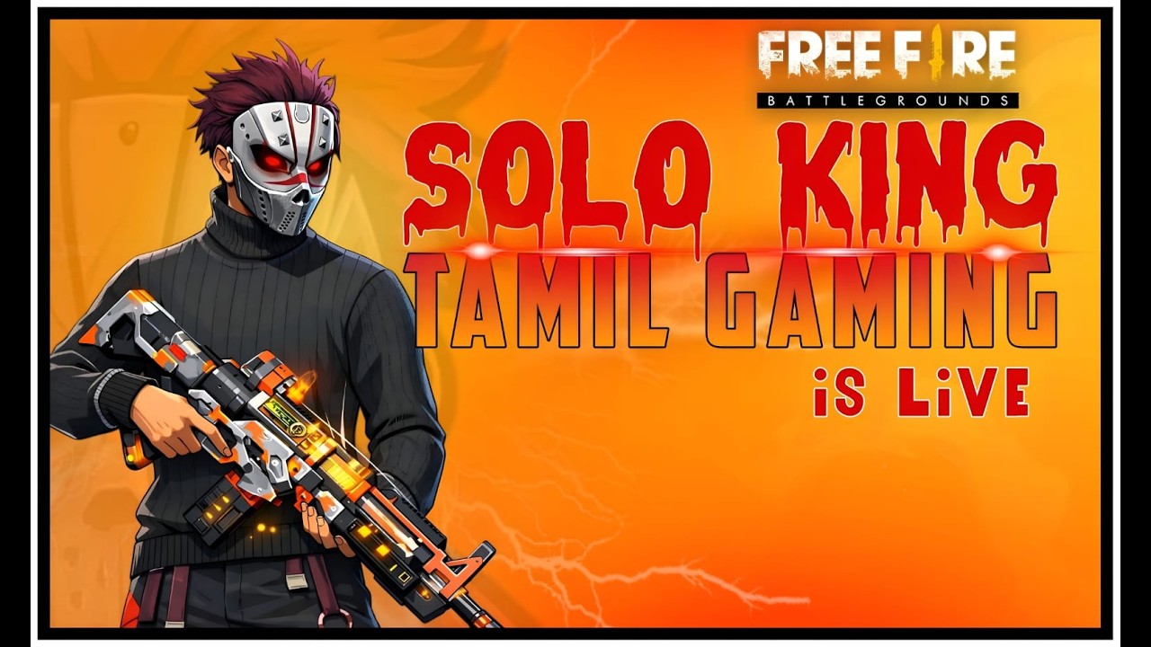 தமிழ் [🔴live] free fire max Live stream road to 1k Subscribe #fflive #soloking #tamilgaming #games