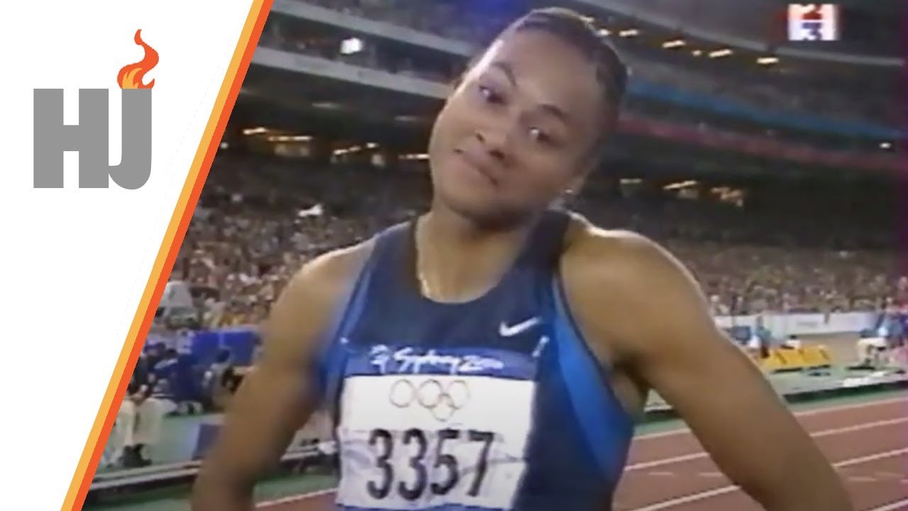 2000 Sydney - finale 200m féminin, Marion JONES disqualifiée (dopage), Pauline DAVIS 1ere