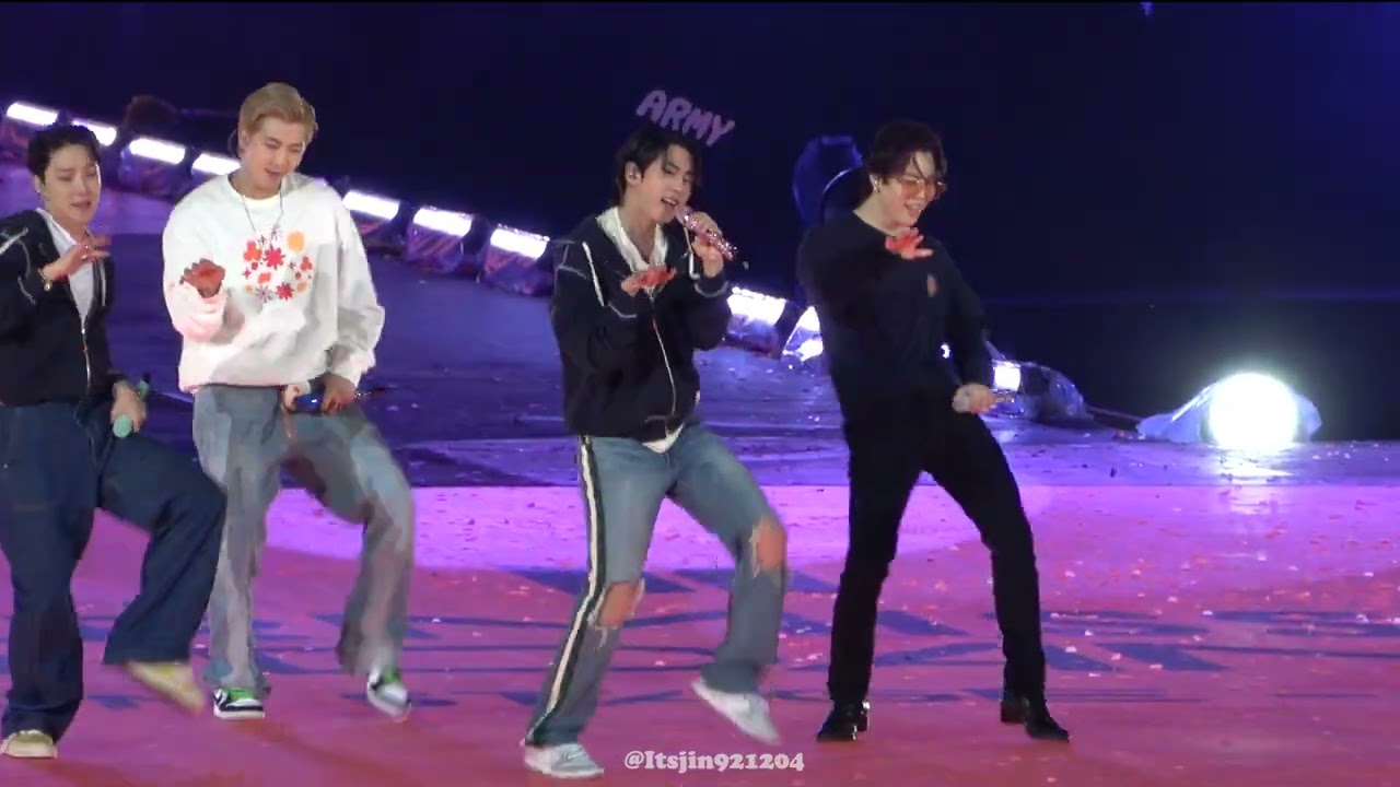 220313 PTD on stage in SEOUL Permission to Dance (JIN Focus)