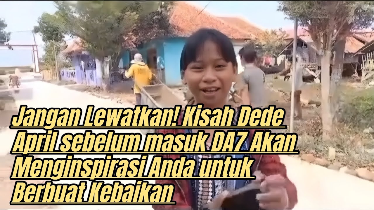 Dede April: Tidak Memikirkan Diri Sendiri, Hatinya Sungguh Mulia! #BerbagiItuIndah