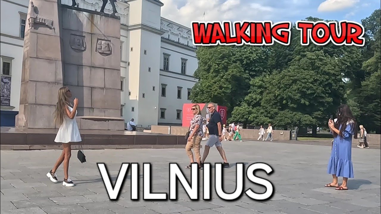 VILNIUS LITHUANIA WALKING TOUR 4K // JULY 9 , 2024 // GoPro hero 11 footage