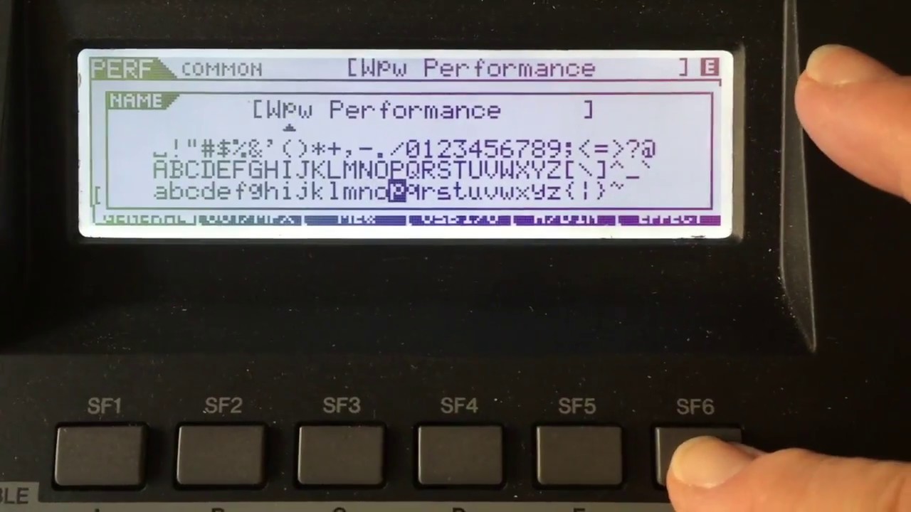 Yamaha MOXF8 How to Create a New Voice, Name It, and Save It