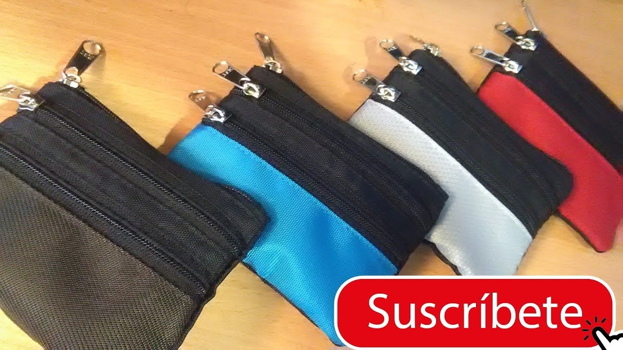 monedero de 3 cierres modelos SEGURA wallet 3 closures easy and simple