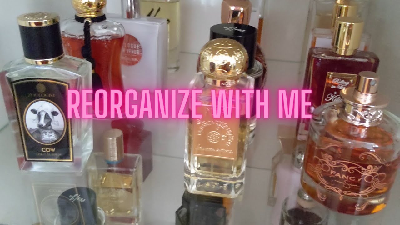 REORGANIZE MY PERFUME CABINET WITH ME | PERFUME COLLECTION 2023