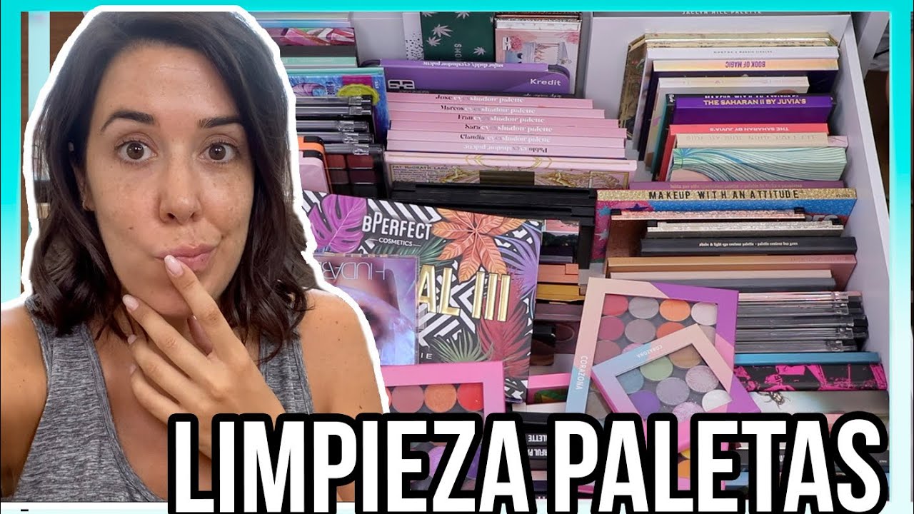 LIMPIANDO el cajón de PALETAS DE SOMBRAS | SALEN muchas de ALTA GAMA 😢   miniad