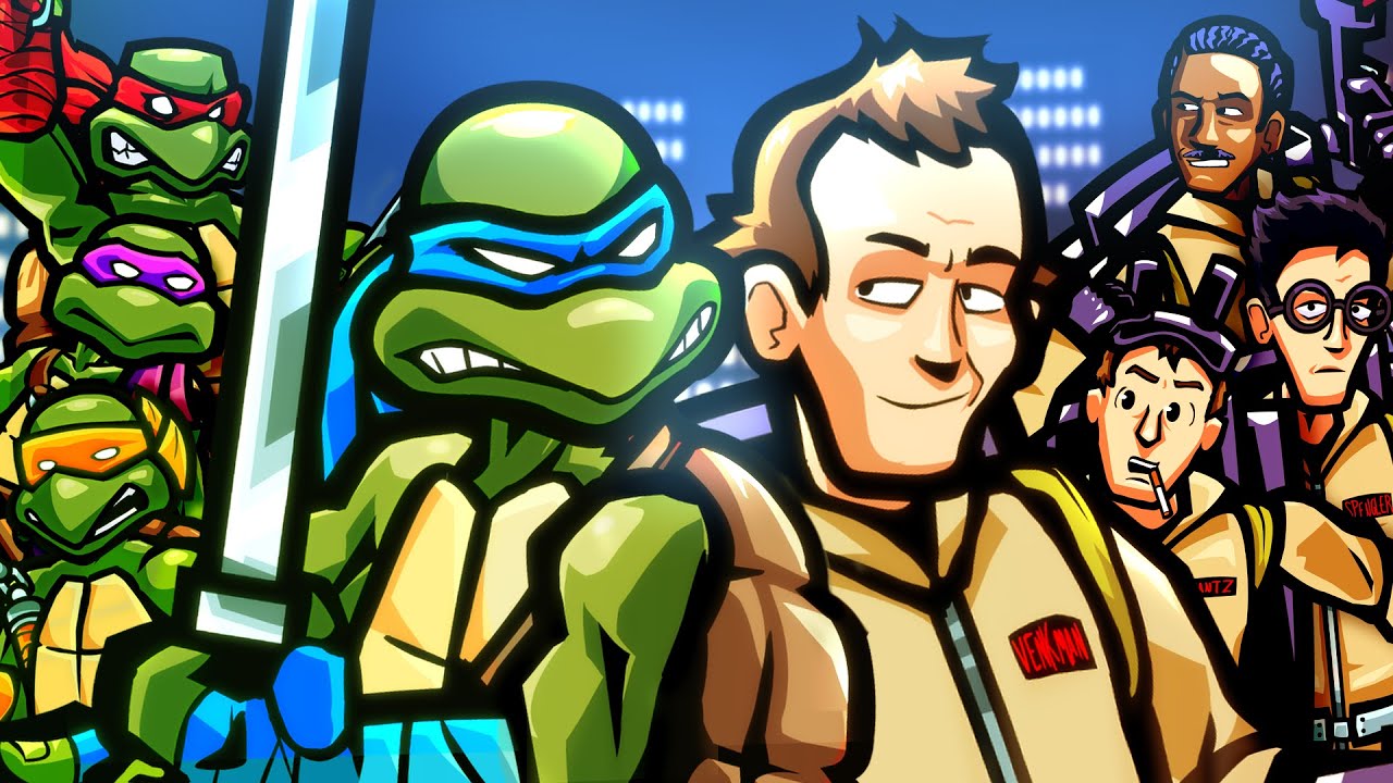 TMNT vs Ghostbusters - RAP BATTLE! - ft. Mix Williams, PE$O PETE, Chase Beck & more