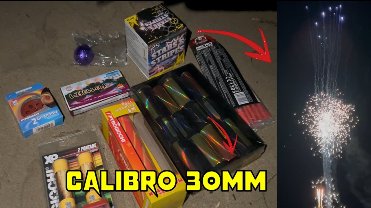 Testiamo un carico di FUOCHI D'ARTIFICIO in vista di CAPODANNO 2026