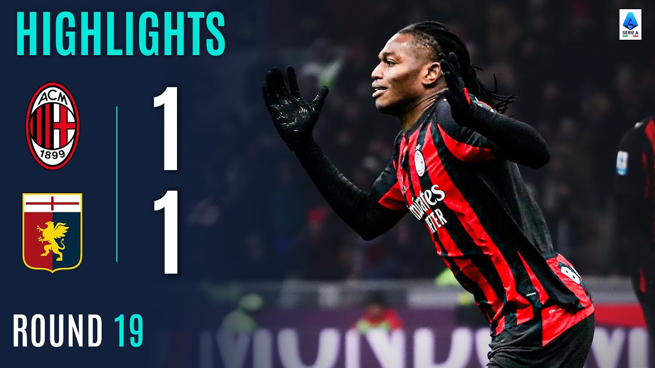 MILAN-GENOA 1-1 | HIGHLIGHTS | Leao Rescues Milan At The Death | Serie A 2025/26