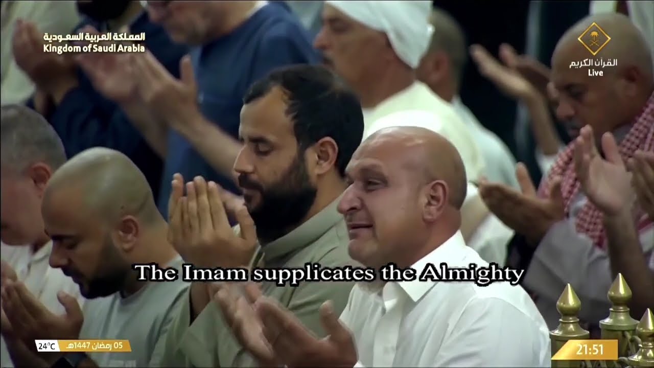 قنوت الشيخ ياسر الدوسري تراويح الليلة السادسة | ضج الحرم بالبكاء | رمضان ١٤٤٧ هـ