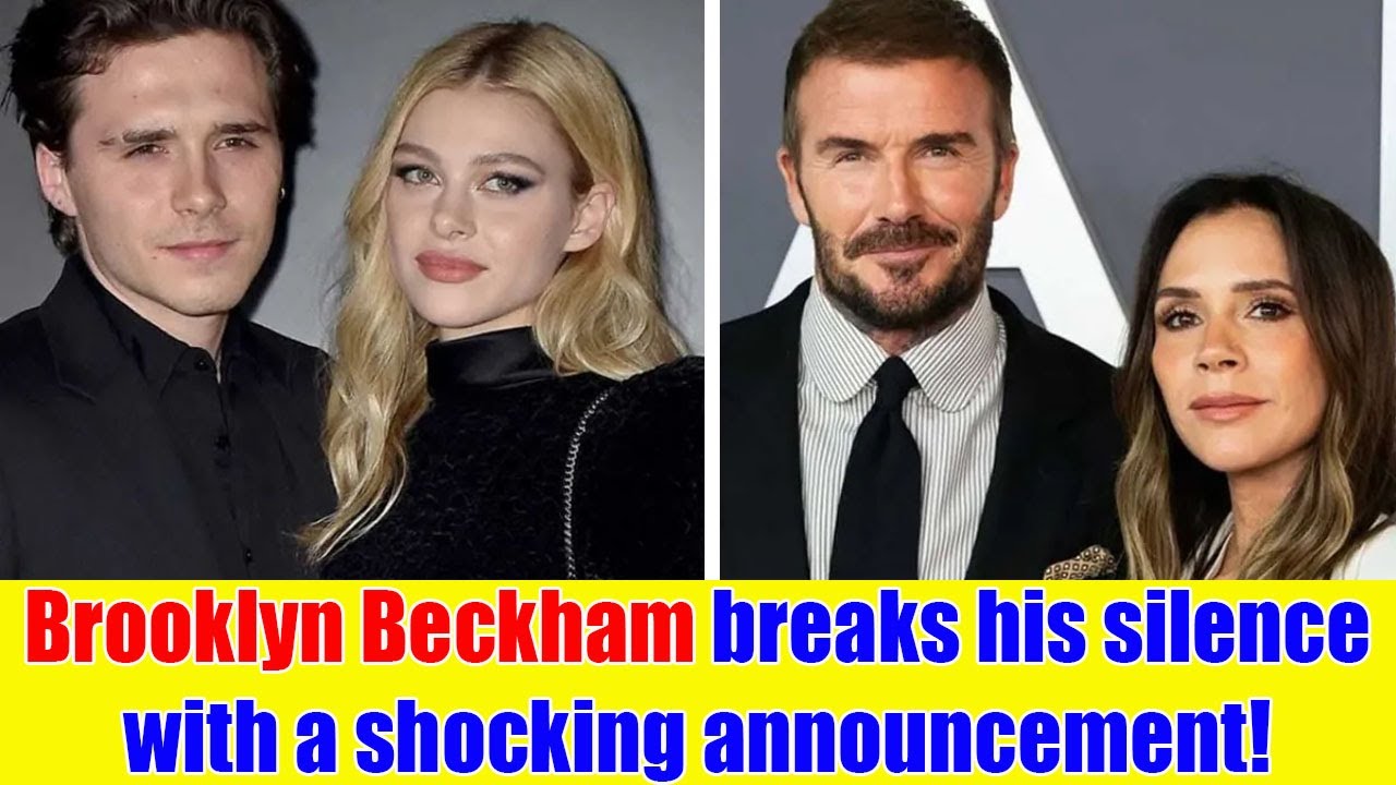 Brooklyn Beckham broke his silence with a shocking announcement criticizing David and Victoria!