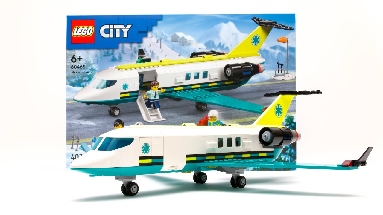 LEGO City Emergency Air Ambulance Plane 60465 - Build