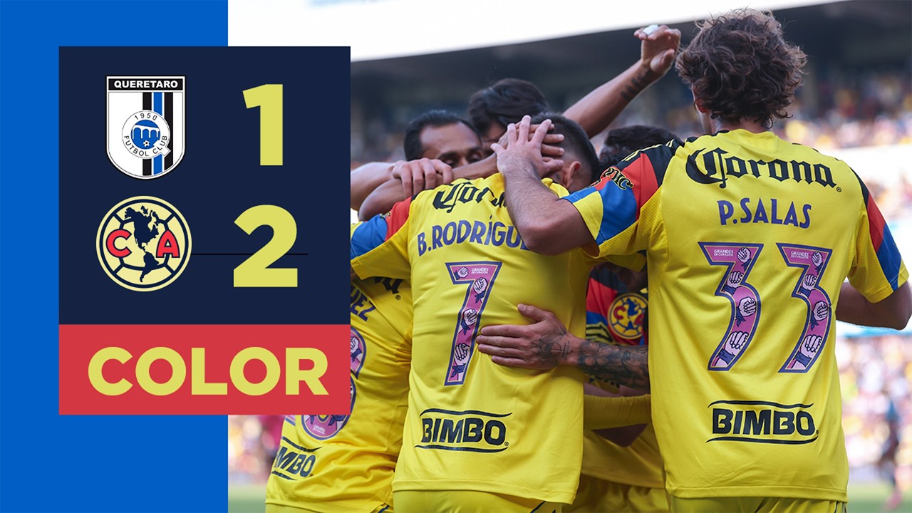 Golazos de Brian Rodríguez y Patricio Salas | COLOR del triunfo en el Querétaro vs América | ¡Vamos!