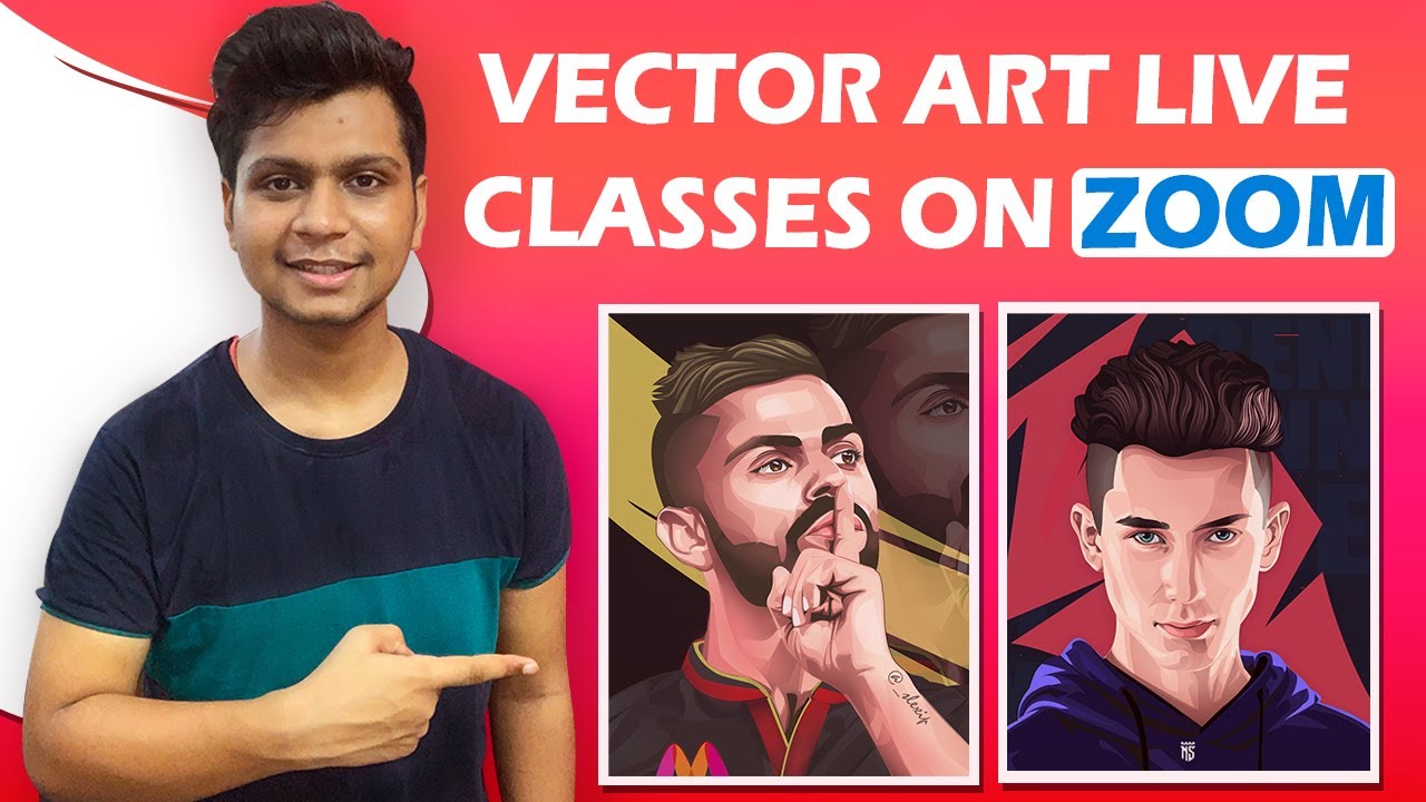 Vector Art LIVE  classes on Zoom, Register Now. Learn Vector Art Step by Step.