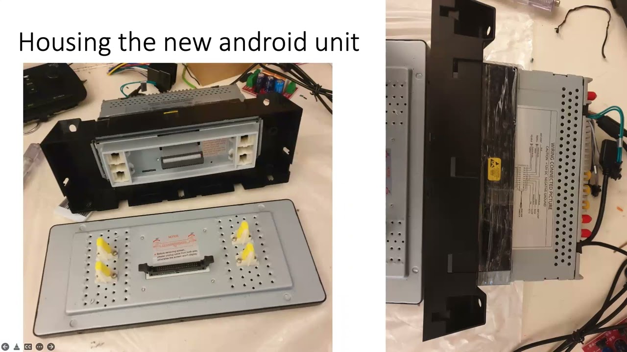 Joying android radio install on saab 93 2003-2006 (Part1)