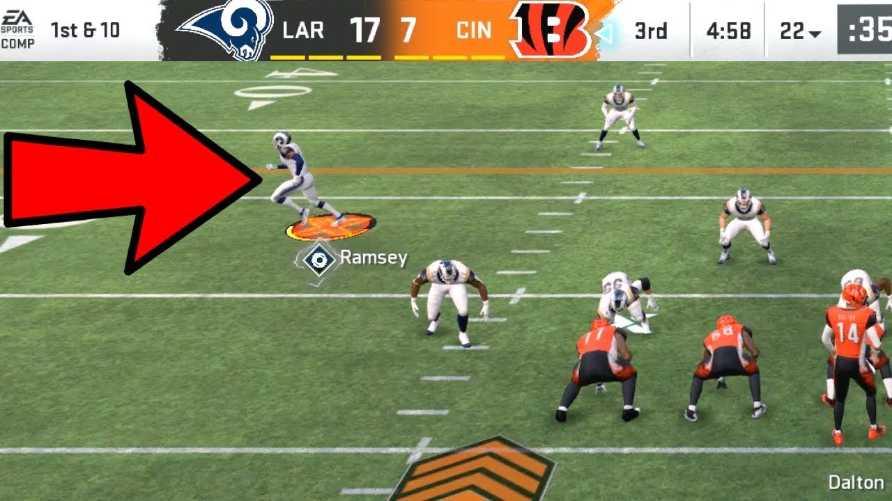 Jalen Ramsey RAMS EDITION Shutdown ACTIVATED! Madden 20 Online Gameplay
