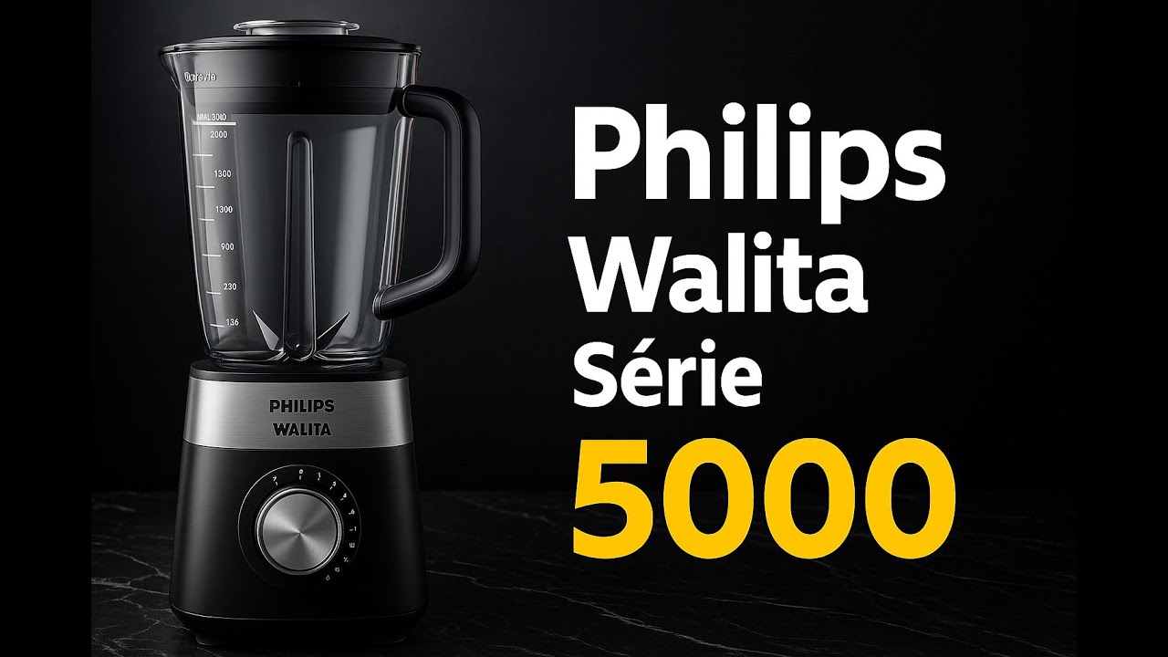 Analise Liquidificador Philips Walita Série 5000, jarra inquebrável e alto desempenho no dia a dia