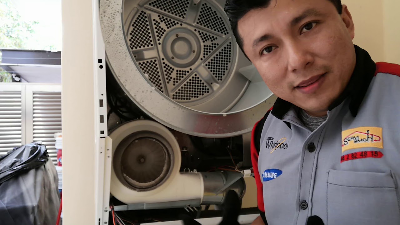 Centro de lavado frigidaire secadora con ruido extraño.