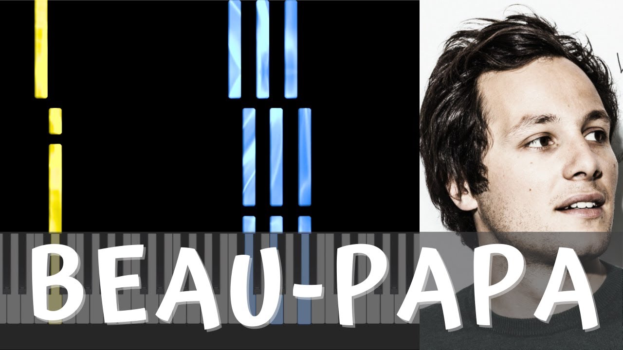 TUTORIAL PIANO - VIANNEY - BEAU PAPA (Accompagnement vocal)
