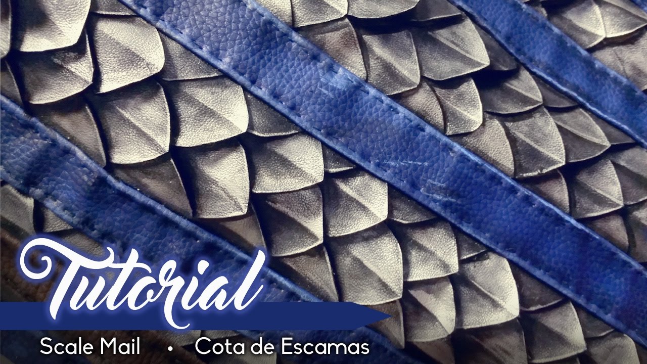 Tutorial de Cosplay - Cómo hacer una cota de escamas económica