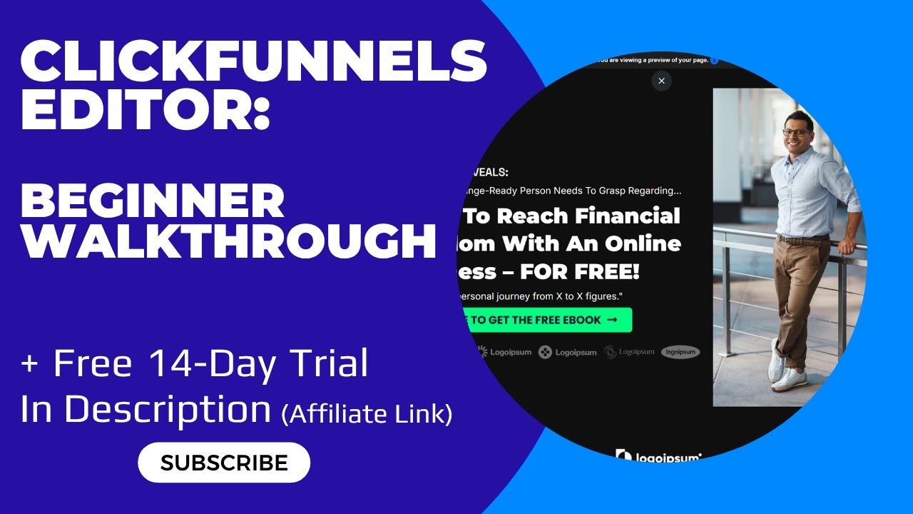 ClickFunnels 2.0 Editor Walkthrough &ndash; Editing a Real Funnel (Beginner Demo)