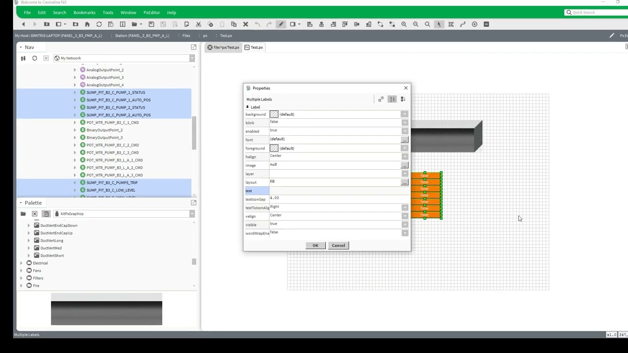 Centaline NX - BMS Graphics Creation Step by Step Part 1 - BMS Design - AJB Automation