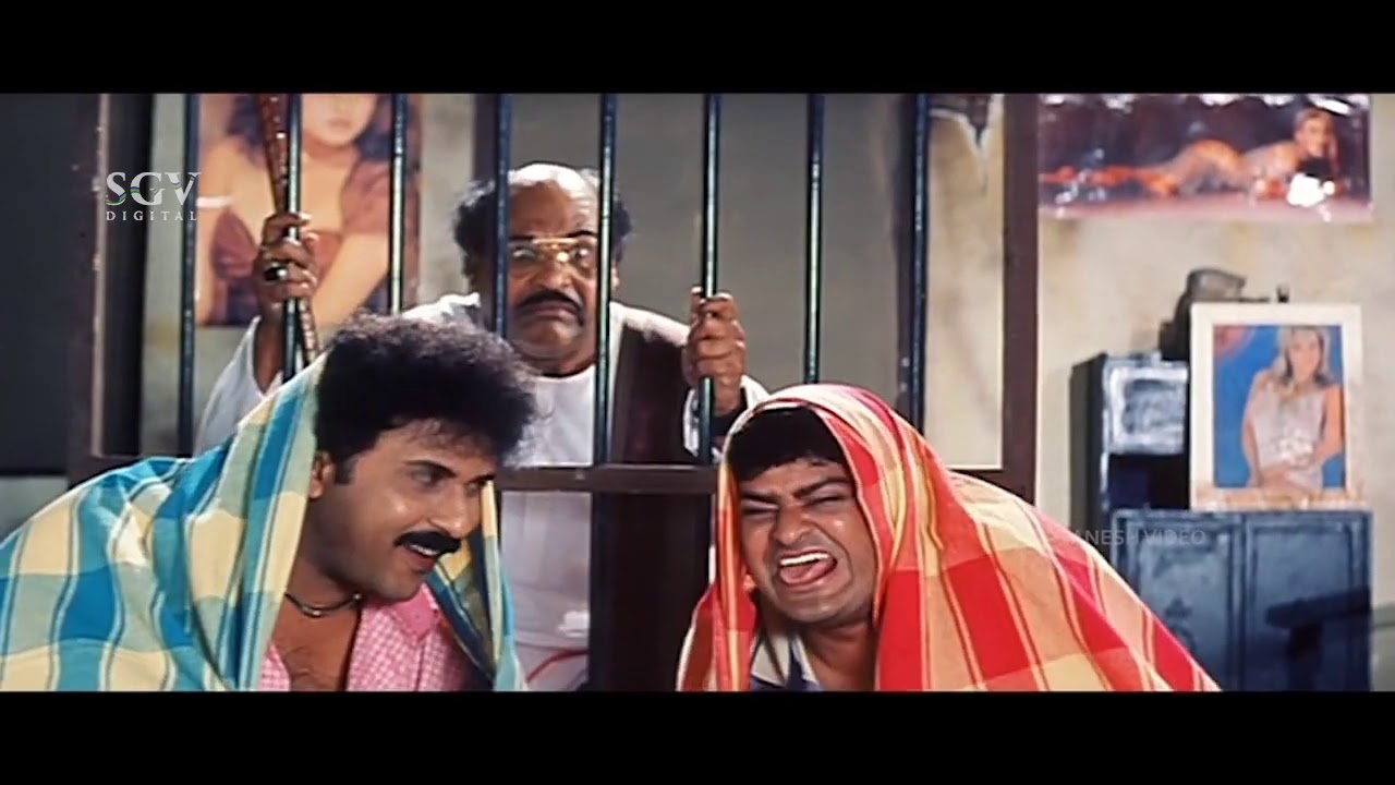 House Owner Catches Ravichandran & Mandya Ramesh | Mimikri Dayanand | Best Kannada Comedy Scene