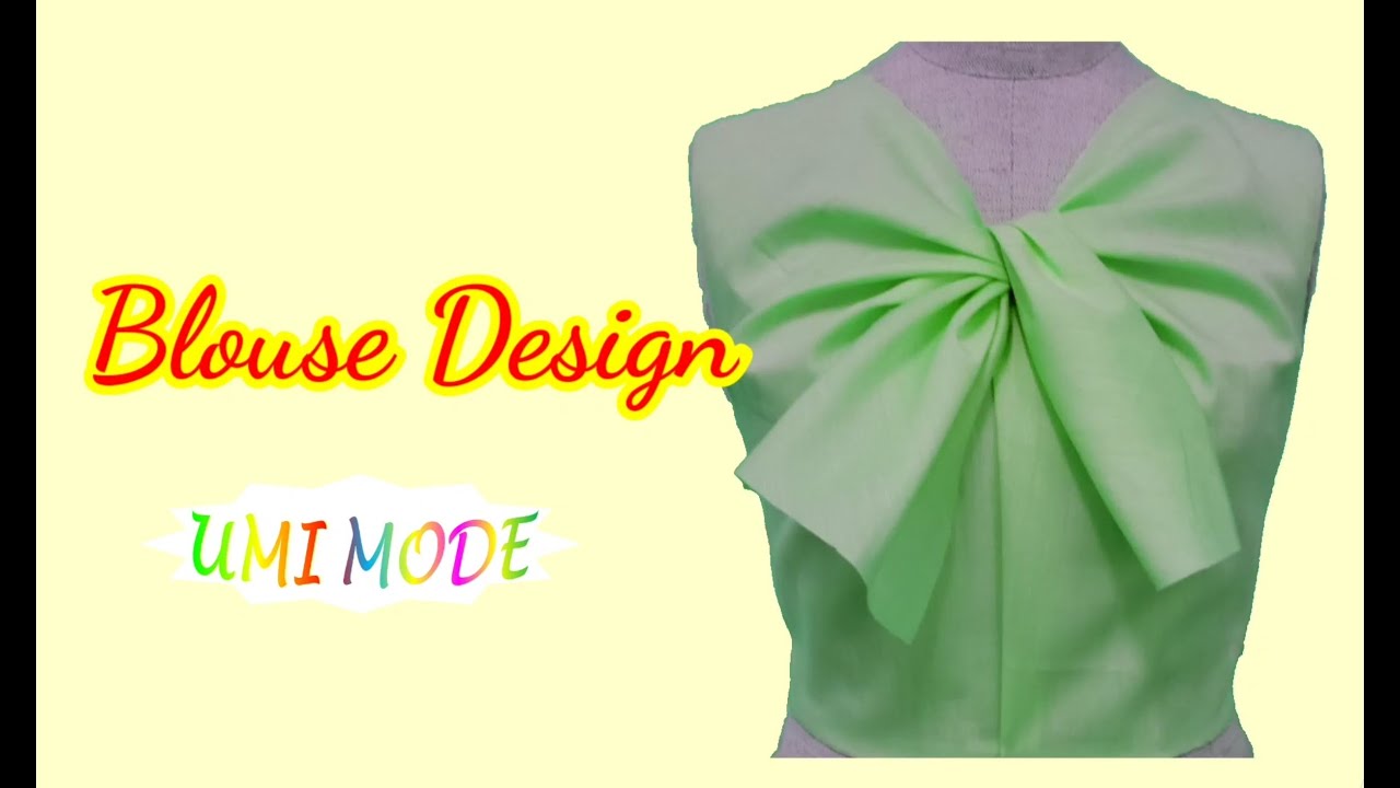 U133 - Bow Neck Top - &Aacute;o Nơ Cổ