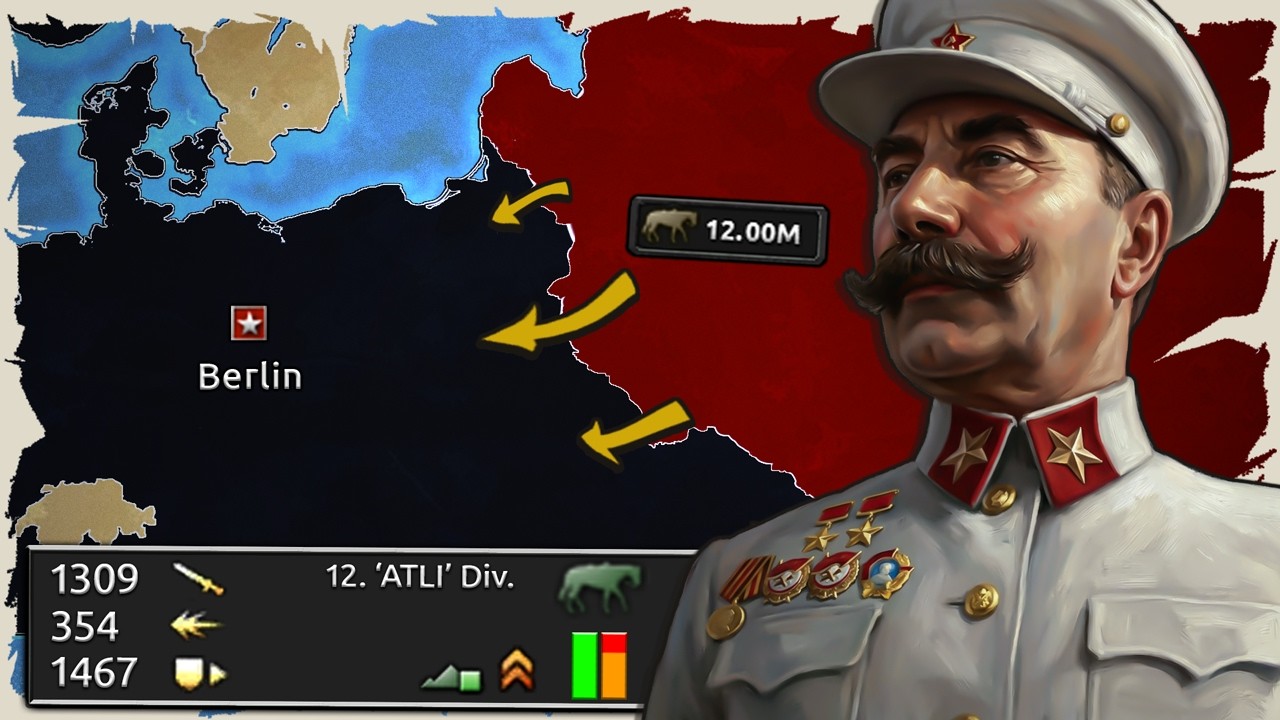 700 Division ile Sadece At SOVYET! HOI4