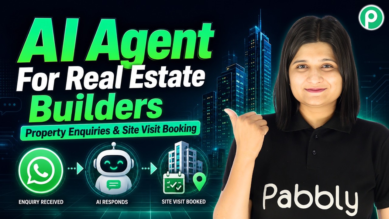 WhatsApp AI Agent for Real Estate Builders | Property Enquiries & Site Visit Booking