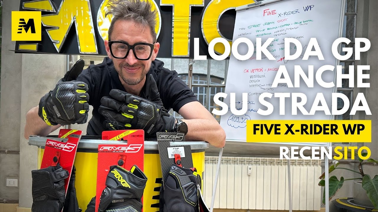 Five X-RIDER WP: un look da gp anche su strada! || Recensito