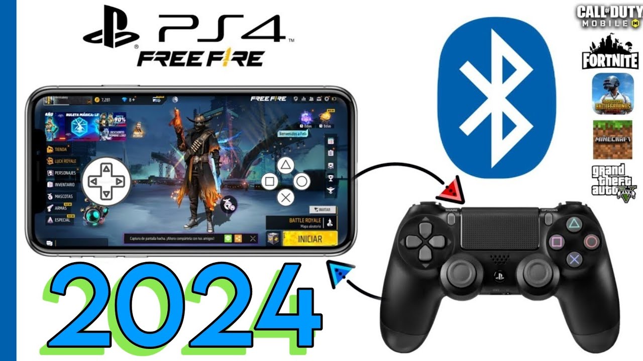 Cómo CONECTAR ✅ un mando de PS4 a ANDROID 2024 (PARA JUGAR CUALQUIER JUEGO)