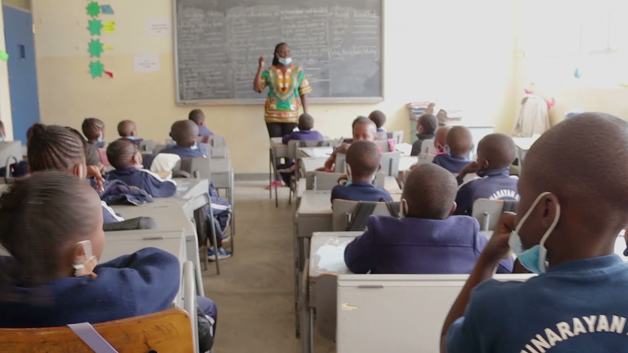 Angel & Jack ; Swaminarayan Academy Embakasi school tour