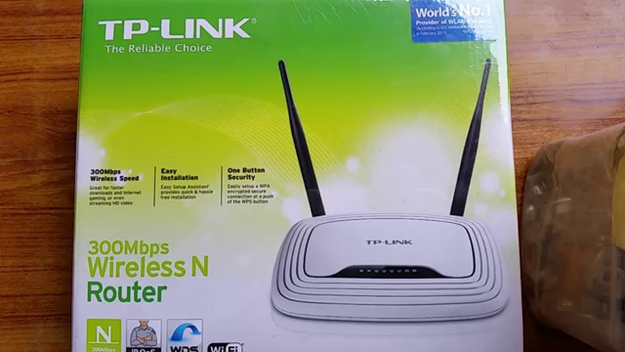 Tp-Link TL-WR841N Router unboxing