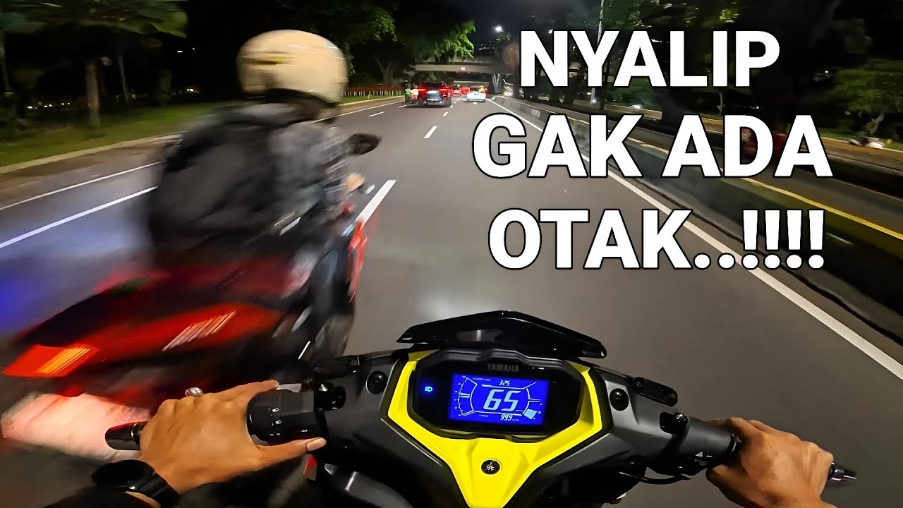 TEST RIDE YAMAHA AEROX ALPHA..!!! LANGSUNG BUAT BALAPAN