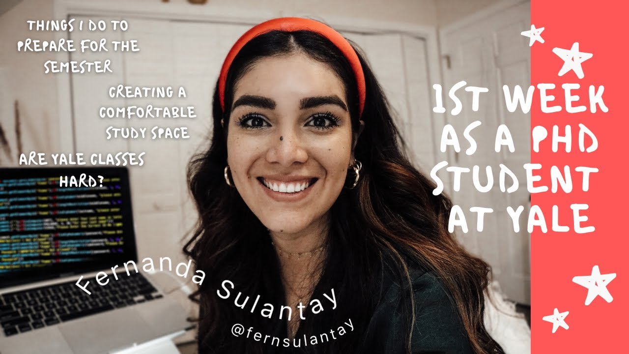 my first week as a PhD student at Yale (chemical engineering) | Fernanda Sulantay