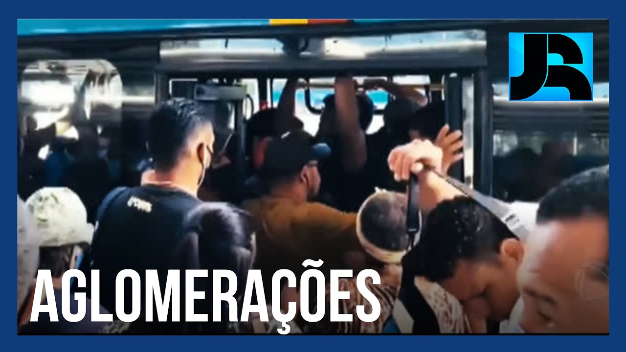 Reportagem mostra dificuldade do passageiro de transporte público para se proteger da covid-19